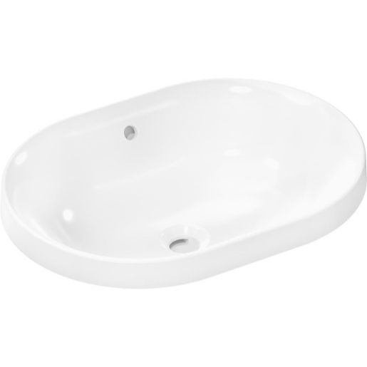 Hansgrohe Xuniva U zápustné umyvadlo 55x40 cm bez otvoru pro baterii