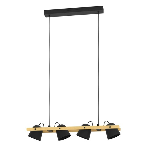 LED Závěsné osvětlení Eglo HORNWOOD-Z černá 900883 Eglo