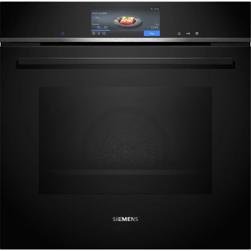 Vestavná kombinovaná parní trouba Siemens 60 x 60 cm černá HS758G3B1 Siemens