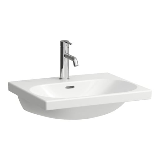 Laufen Lua umyvadlo 55x46 cm otvor pro baterii uprostřed H8100820001041 Laufen