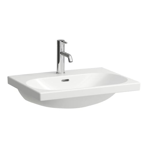Laufen Lua umyvadlo 60x46 cm otvor pro baterii uprostřed H8100830001041 Laufen