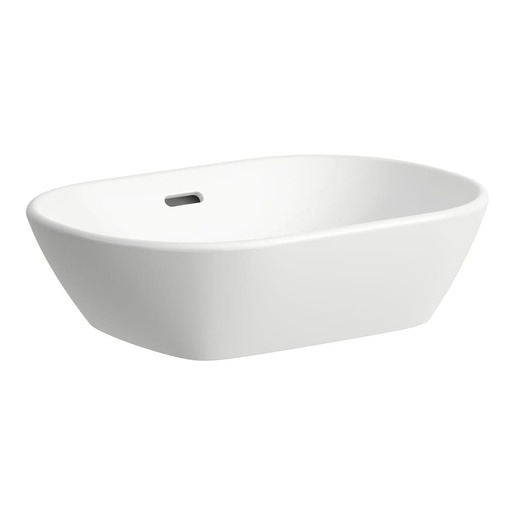 Laufen Lua umyvadlo na desku 50x35 cm bez otvoru pro baterii H8120830001091 Laufen