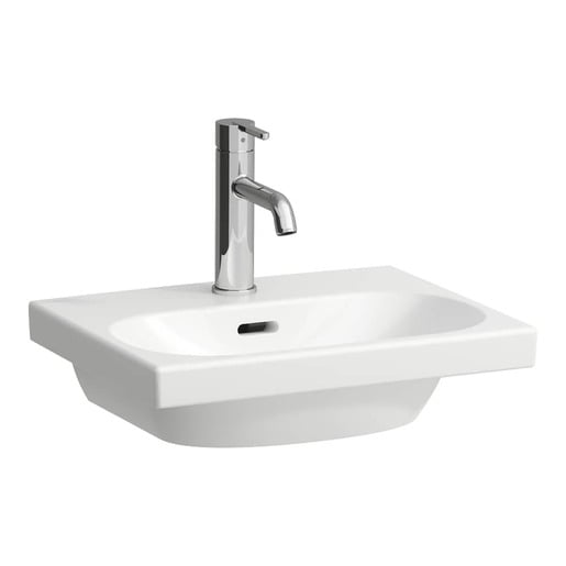 Laufen Lua umývátko 45x38 cm otvor pro baterii uprostřed H8150810001041 Laufen