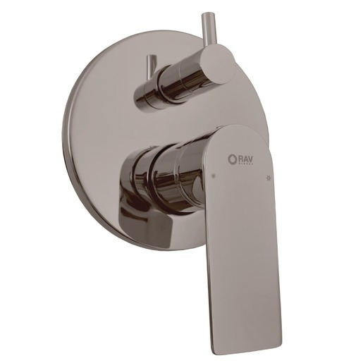 RAV SLEZÁK Nil vanová baterie včetně podomítkového tělesa metal grey lesklá NL185MGL RAV SLEZÁK