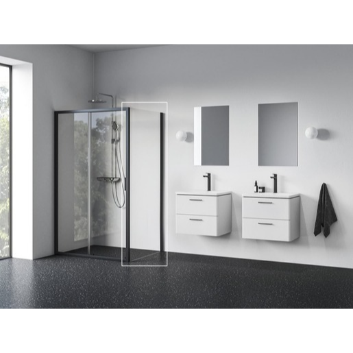Ravak Blix II boční zástěna ke sprchovým dveřím 100x100 cm 9BMA0300Z1 Ravak