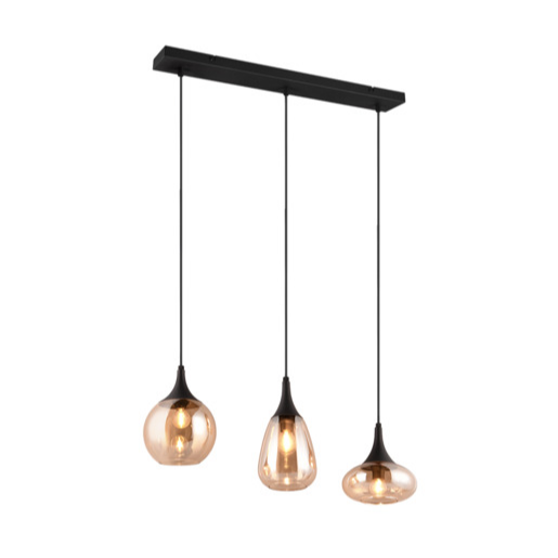 Trio Lumina závěsné světlo černá 317000313 TR317000313 Trio