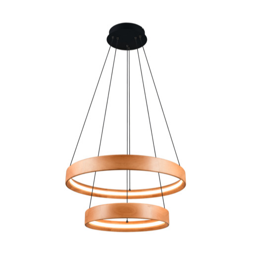 Trio Lynwood závěsné světlo dřevodekor 355039130 TR355039130 Trio