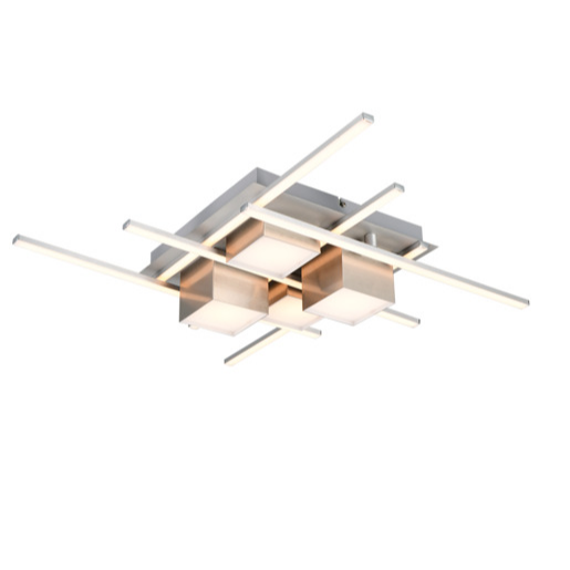 Trio Roger stropní světlo nikl 647810407 TR647810407 Trio