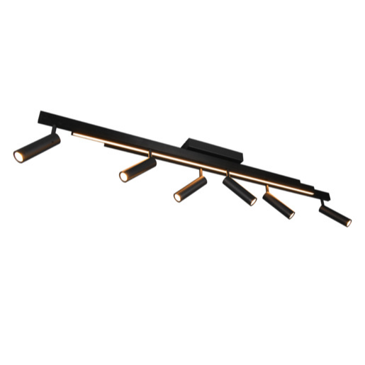 Trio Zeno stropní světlo černá 648310732 TR648310732 Trio