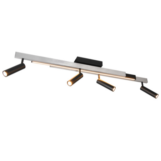 Trio Zeno stropní světlo hliník 648310505 TR648310505 Trio