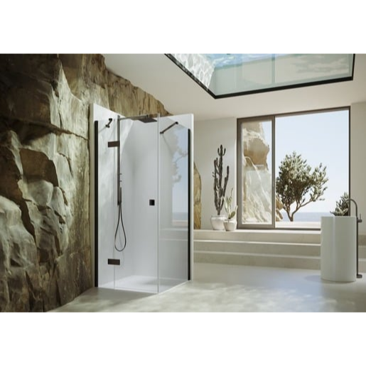 Huppe SolvaPro s nástěnnou lištou křídlové dveře s pev. segm. solvapro 7T0302.123.322 Huppe