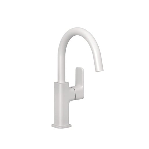 Kludi Renon umyvadlová baterie bez výpusti matná bílá 420 285 375 Kludi