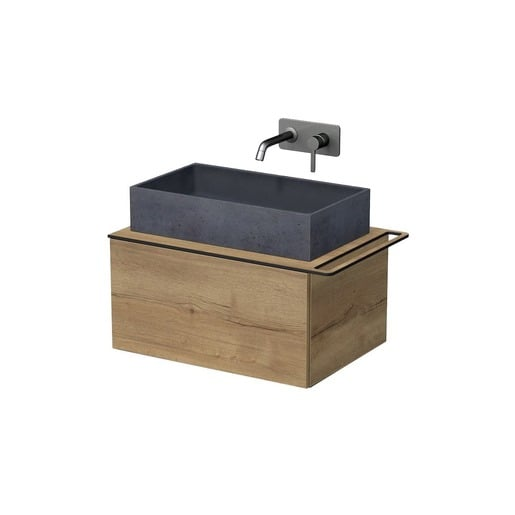 Koupelnová skříňka Naturel Oxo 70x36x50 cm dub halifax mat OXO701ZDP Naturel