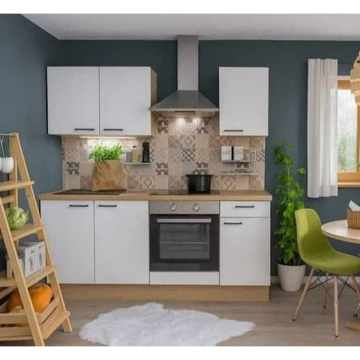 Kuchyňská linka Naturel 195x60x91 cm mat alpská bílá Naturel