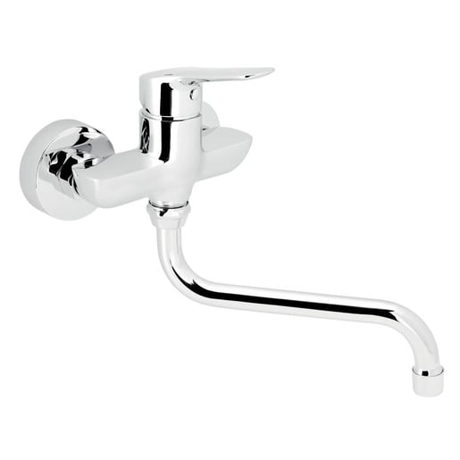 Novaservis Metalia 54 dřezová - umyvadlová baterie s otočným ramínkem 100 mm chrom 54074/t