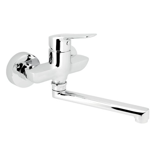 Novaservis Metalia 54 dřezová - umyvadlová baterie s otočným ramínkem 100 mm chrom 54077