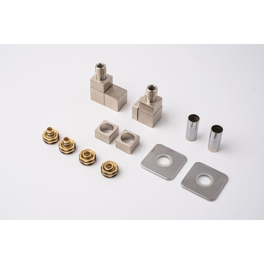 P.M.H. Doria termostatický ventil pro ústřední vytápění 6x7 cm nerez DOR-L-SS P.M.H.