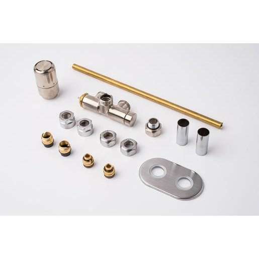 P.M.H. Nova termostatický ventil pro ústřední vytápění 6x7 cm nerez NOV-R-SS P.M.H.