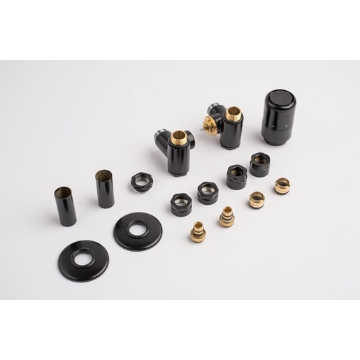 P.M.H. Runa termostatický ventil pro ústřední vytápění 6x7 cm černá RUN-R-B P.M.H.