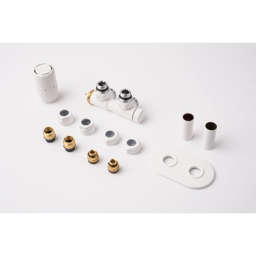 P.M.H. Terra termostatický ventil pro ústřední vytápění 6x7 cm bílá TER-L-W P.M.H.