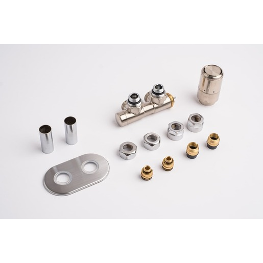 P.M.H. Terra termostatický ventil pro ústřední vytápění 6x7 cm nerez TER-R-SS P.M.H.