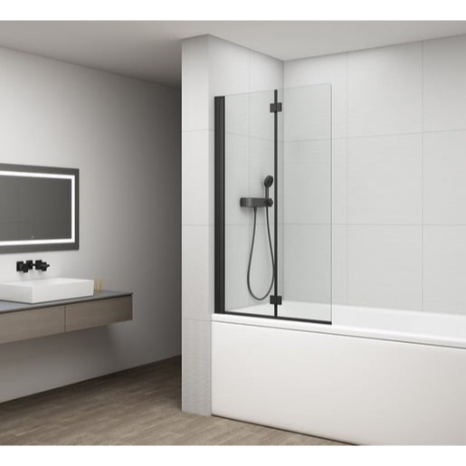 Polysan Rota vanová zástěna 150x90 cm černá FB900 Polysan