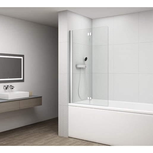 Polysan Rota vanová zástěna 150x90 cm chrom FA900 Polysan