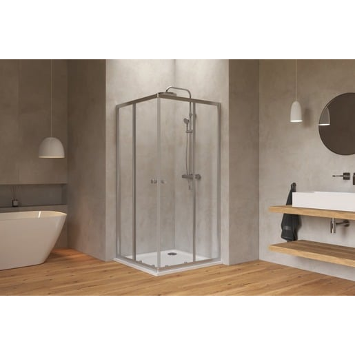 Sprchový kout čtverec 90x90 cm SAT Project SATBKMUQ90CRT SAT