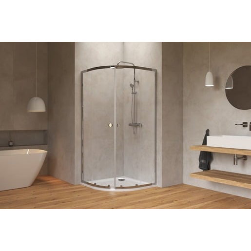 Sprchový kout čtvrtkruh 80x80 cm SAT Project SATBKMUS80CRT SAT