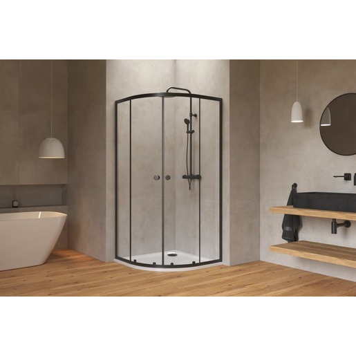 Sprchový kout čtvrtkruh 90x90 cm SAT Project SATBKMUS90CT SAT