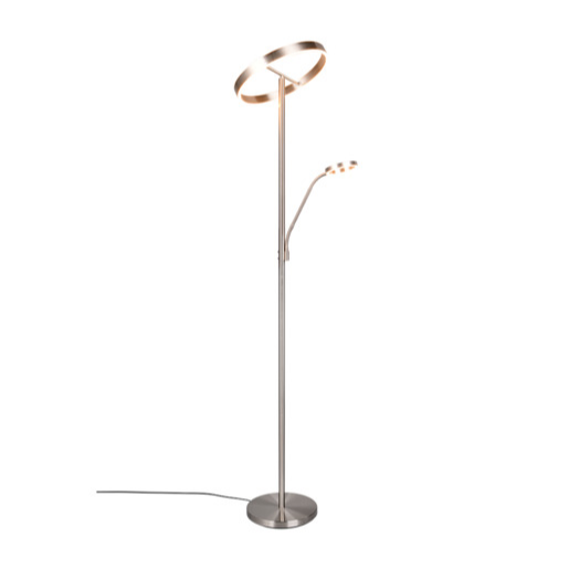 Trio Willis stojací lampa nikl 449510207 TR449510207 Trio