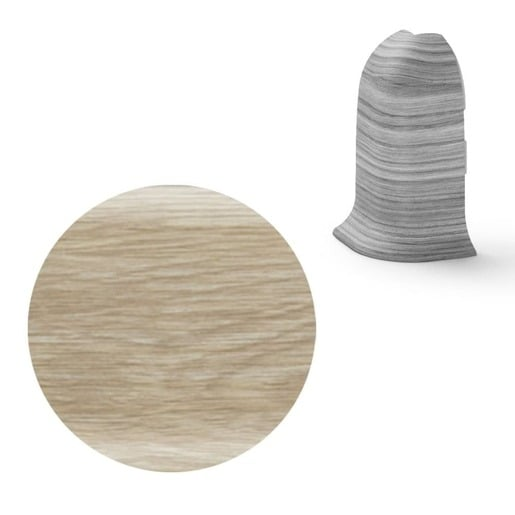 Vnější roh k soklu Naturel dub Burgundy