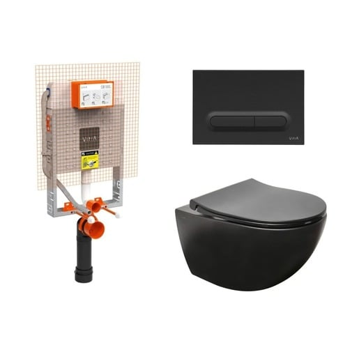 Závěsný wc set k zazdění Vitra Sento SIKOVZB2