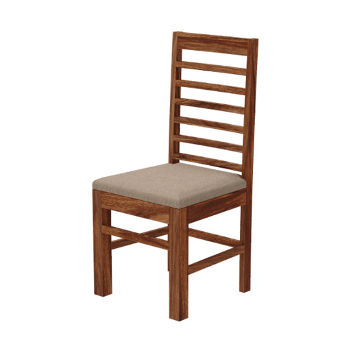 Židle Rami s polstrovaným sedákem z indického masivu palisandr RAMI-CHT Rami