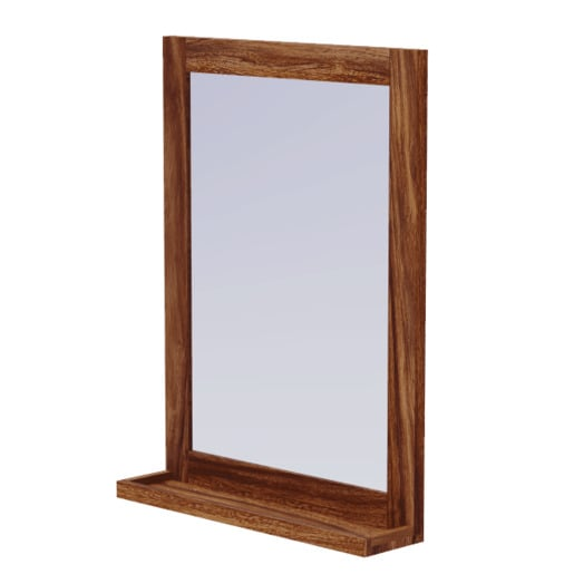Zrcadlo Nela 65x80 cm z indického masivu palisandr NELA-Z Nela