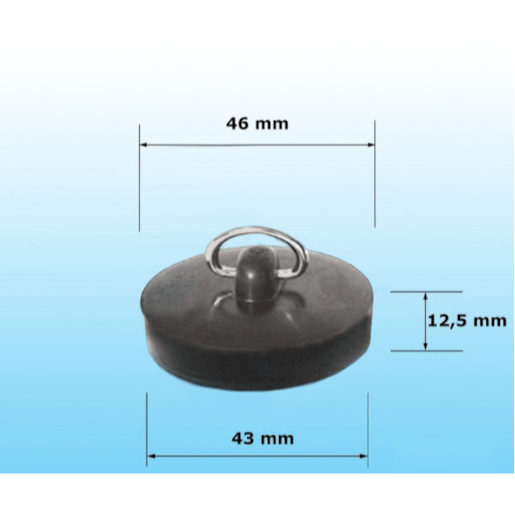 B2/17 zátka pr.46 černá B217 Multi