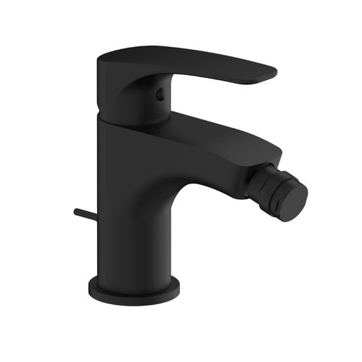 Bidetová baterie SAT Project s výpustí černá matná SATBSPRO235C SAT