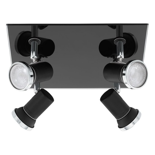 Eglo Tamara osvětlení 26 cm sklo černá