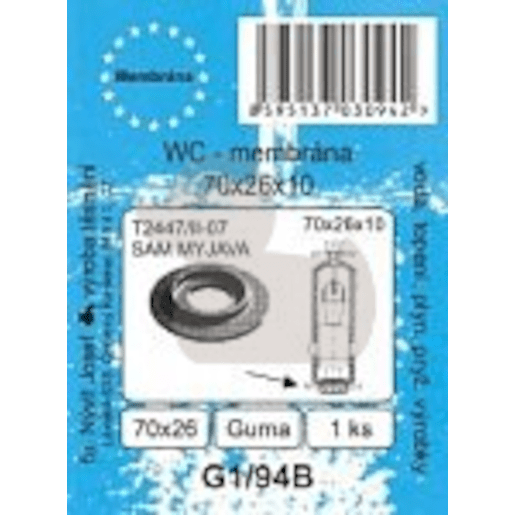 G1/94B membrána wc 70x26 osaz. G194B Multi