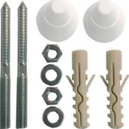 JIKA 8.9034.9.000.890.1 instalační sada s bílými krytkami Jika