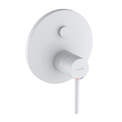 Kludi Bozz sprchová a vanová baterie bez podomítkového tělesa bílá matná 386 595 376 Kludi