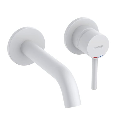Kludi Bozz umyvadlová baterie bez podomítkového tělesa bílá matná 382 445 376 Kludi