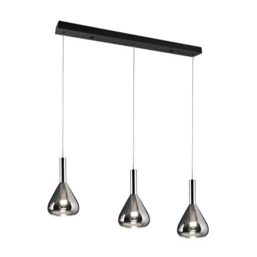 LED závěsné osvětlení Cinque Cipera černá 345010332