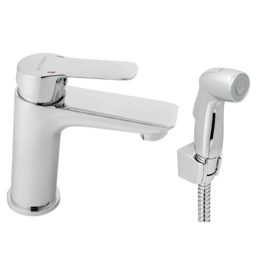 Novaservis Metalia 54 umyvadlová baterie s bidetovou sprškou chrom 54015