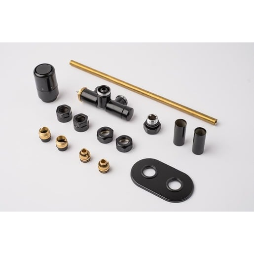 P.M.H. Nova termostatický ventil pro ústřední vytápění 6x7 cm černá NOV-R-B P.M.H.