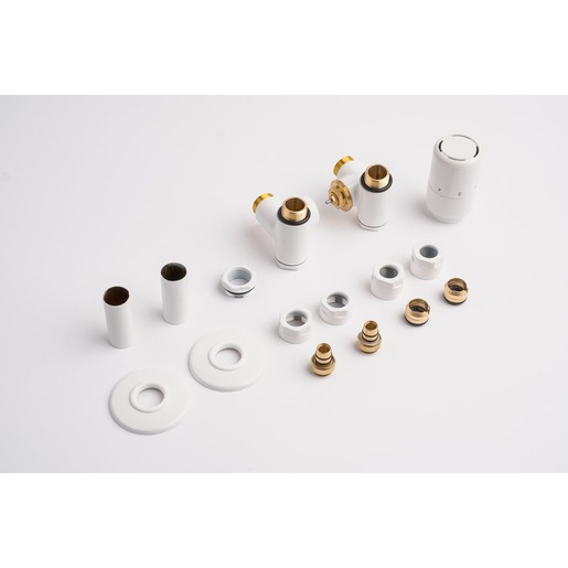 P.M.H. Runa termostatický ventil pro ústřední vytápění 6x7 cm bílá RUN-R-W P.M.H.