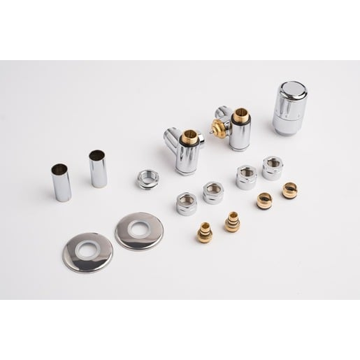 P.M.H. Runa termostatický ventil pro ústřední vytápění 6x7 cm chrom RUN-R-C P.M.H.