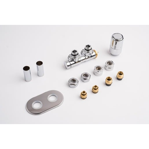 P.M.H. Terra termostatický ventil pro ústřední vytápění 6x7 cm chrom TER-R-C P.M.H.