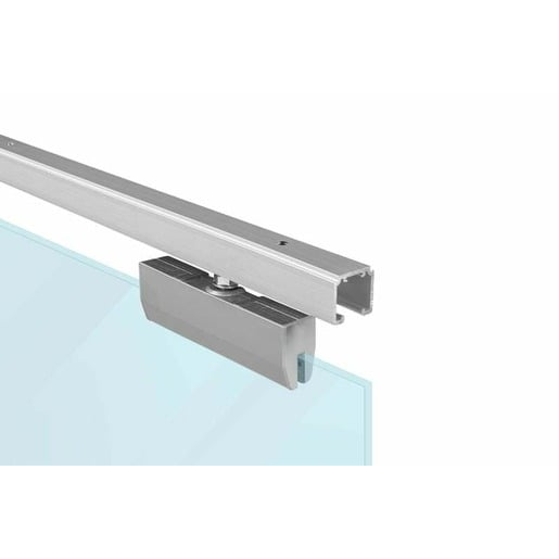 Posuvný systém na stěnu pro skleněné dveře