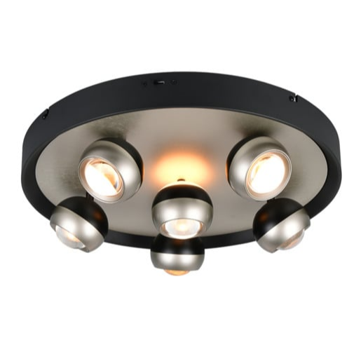 Stropní světlo Trio Select Orbit nikl 644410607